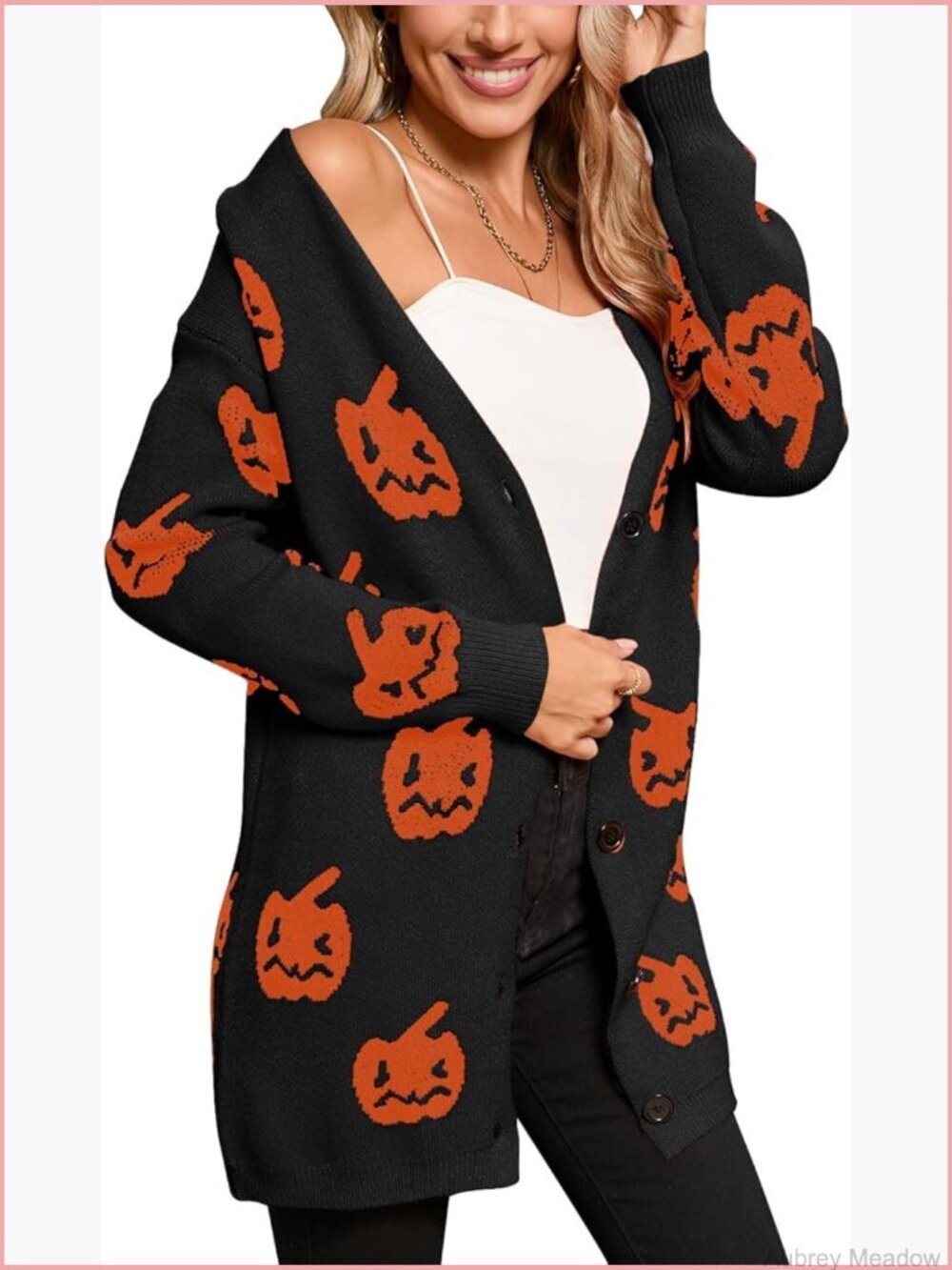 Women's Button Down Cardigan Sweater Long Sleeve Loose Casual Soft Knit
